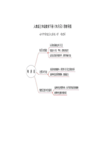 人教版三年级数学下册《年月日》思维导图