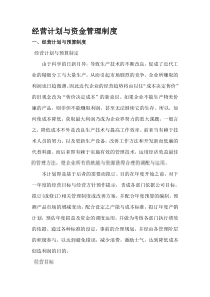 《经营计划与资金管理制度：经营计划与预算制度》（DOC 37页）