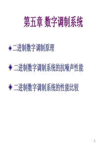 第五章数字调制系统