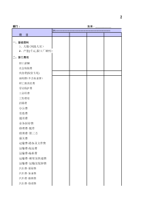 2017年企业及公司费用预算表