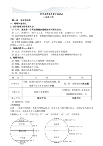 初中地理会考知识点总结(全)[精品文档]