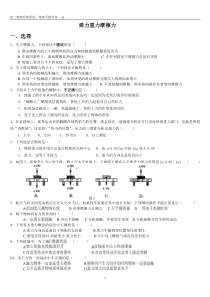 初二弹力、重力、摩擦力原创经典练习题