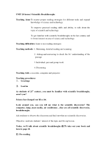 unit20-lesson-3-Scientific-Breakthroughs教案