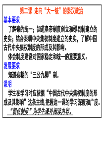 一轮复习之必修一专题一(2-4)专制主义中央集权制度的演进