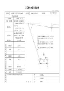工程定位测量放线记录(DOC)