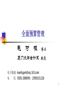 企业集团全面预算管理（推荐PPT156）