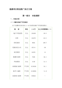 赣州市逸豪项目策划推广执行方案