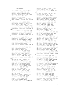 英语六级词汇表带音标(免费下载)