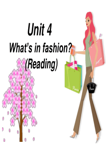 UNIT4What’s-in-fashion