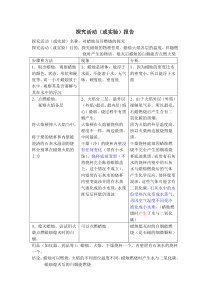 对蜡烛及其燃烧的探究-实验报告