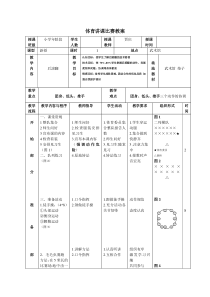 中小学体操基础技巧后滚翻教案