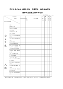 食堂监管记录