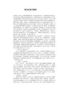 班主任实习报告