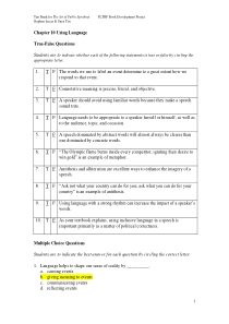 A12-Test-Bank-Part-II-Chapter-10-Using-Language