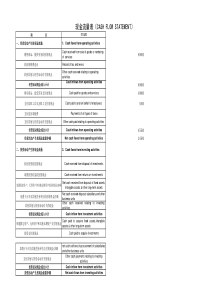 现金流量表中英文对照表