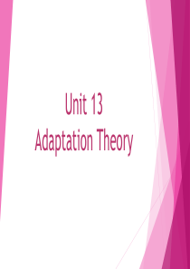 13-Adaptation-Theory顺应论