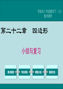 2020春冀教版数学八年级下册(JJ)备选课件第二十二章-小结与复习