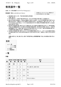 日文常用汉字一览表(文本清晰-请下载)