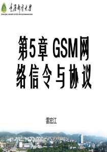 5-GSM网络信令与协议