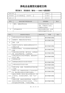 第四部分-现场验收(输电——110kV电缆线路)