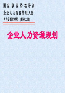 国家职业资格培训企业人力资源管理