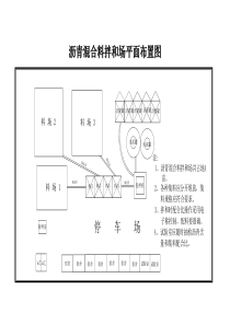 沥青混合料拌和场平面布置图