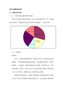 OPPO品牌市场竞争对手分析