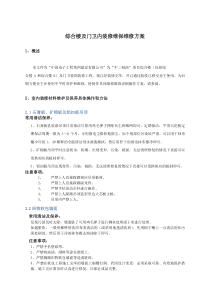 装饰装修工程维保维修专项方案