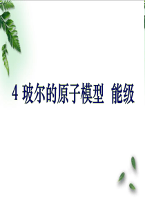 4-玻尔的原子模型-能级