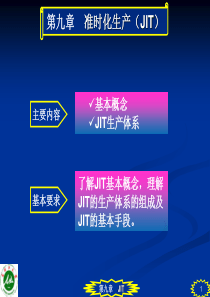 准时化生产(JIT)