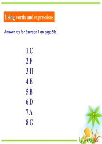 人教版高中英语必修四课件：Unit-3-Workbook(共15张PPT)