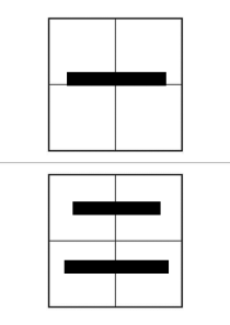 人教版小学一年级语文上册田字格生字表