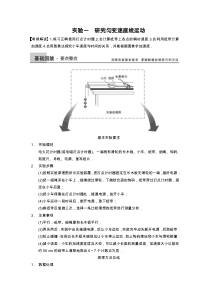 高中物理力学实验专题归纳