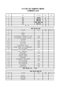 公路工程工程量清单标准模板(100-500章)