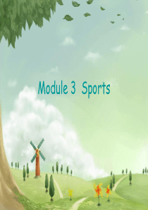 外研社小学英语三年级下册Module3复习课件