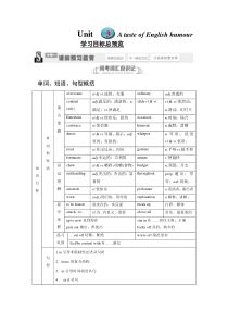 高一英语必修四unit3学案