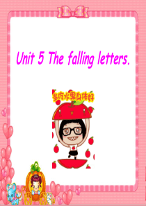 剑桥少儿英语预备级上Unit5The-falling-letters.课件