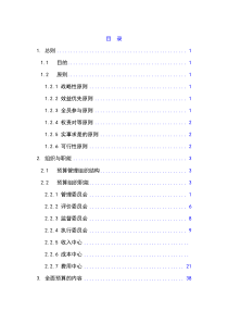 某公司全面预算管理实施细则(1)