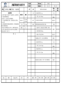 检验作业指导书模板