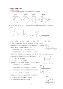 物理必修一图像专题