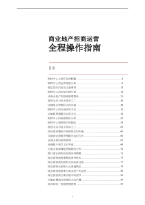 商业地产招商运营全程操作指南