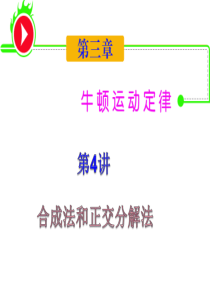 2012届湖南人教版学海导航新课标高中总复习(第1轮)物理：第3章_第4讲_合成法和正交分解法