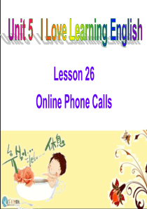 Lesson26-Online-phone-calls