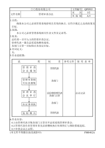 某某股份有限公司管理审查程序