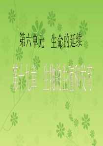 《中考宝典》2016广东省中考生物复习(考点梳理)课件：第十九章  生物的生殖和发育(共26张PPT