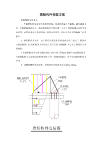 靠船构件安装方案