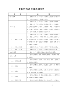 管理费用明细科目设置及核算说明