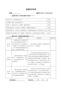 严重精神障碍患者危险性评估表(第三版)