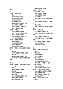 上海高中数学教材目录