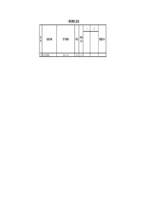 设计材料总表